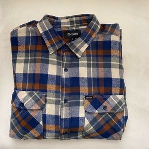 Men’s Brixton flannel SZ L